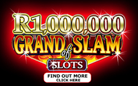 Grab your chance at being part of the Million Rand Grand Slam of Slots Tournament.