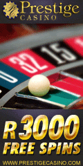 Prestige Casino is giving you R3000 FREE SPINS!!