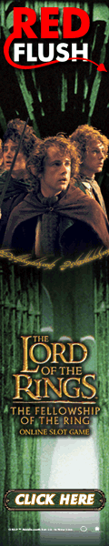 50 free spins on The Lord of the Rings™ when you open a new Real Money account and make your 1st deposit at Red Flush Casino!!