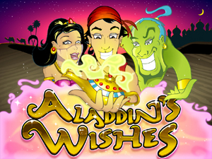 Play Aladdins Wishes at SilverSands Casino.